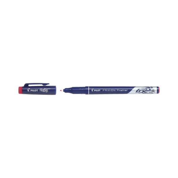 Fineliner cu cerneala Pilot Frixion diverse culori 0.45 mm cu capac Fineliner cu cerneala Pilot Frixion diverse culori 0.45 mm cu capac rosu