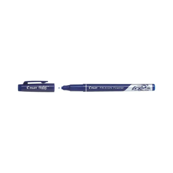 Fineliner cu cerneala Pilot Frixion diverse culori 0.45 mm cu capac Fineliner cu cerneala Pilot Frixion diverse culori 0.45 mm cu capac albastru