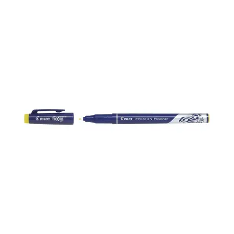 Fineliner Frixion Pilot 0.45 mm varf fin, galben