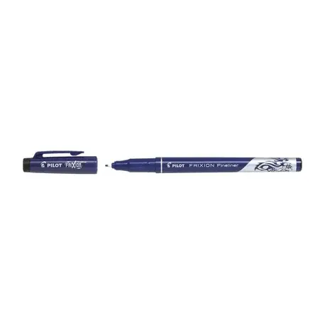 Fineliner Frixion Pilot 0.45 mm varf fin, negru