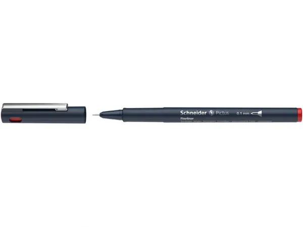 Fineliner Schneider Pictus 0,1 mm,4 culori