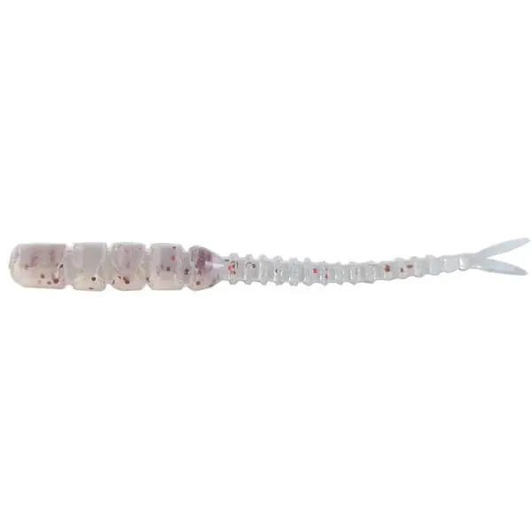 Finesse Bachi-Bachi Hellgrammite Tail 5cm UV Clear Red Glitter 12buc