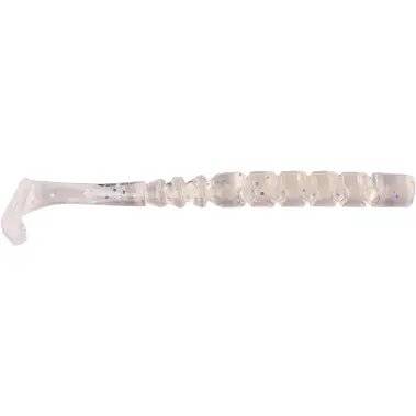 Finesse Bari-Bari Paddle Tail 5cm Clear Luminous Silver Glitter 12buc