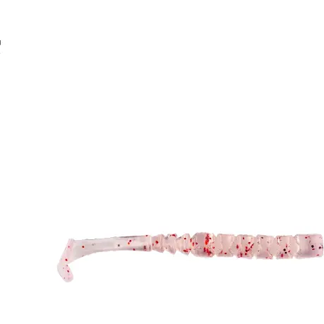 Finesse Bari-Bari Paddle Tail 5cm UV Clear Red Glitter 12buc