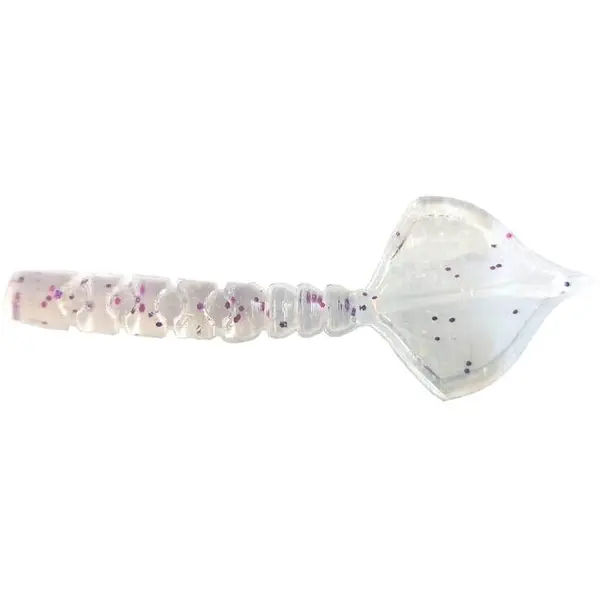 Finesse Hila-Hila 4.3cm Clear Purple Glitter 12buc