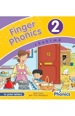 Finger Phonics Book 2: In Print Letters (American English Edition) - Sara Wernham