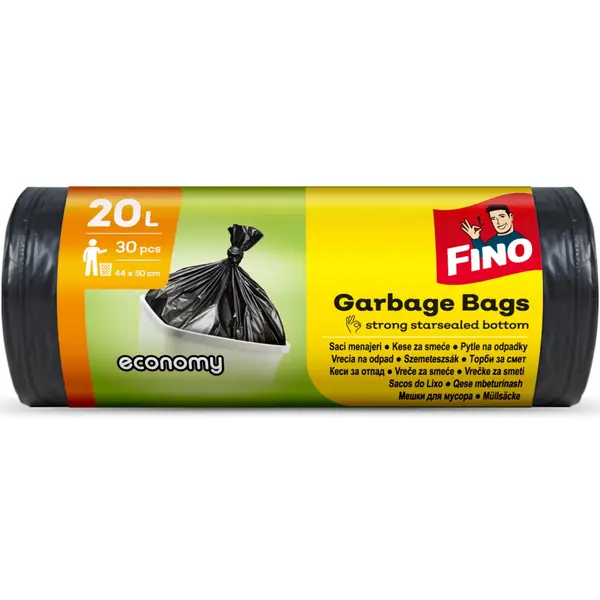 Fino Saci menajeri, 20 L, 30 buc, Economy