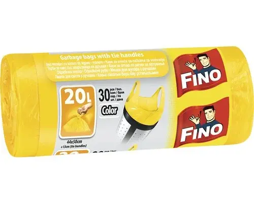 Fino Saci menajeri, cu manere, 20 L, 30 buc