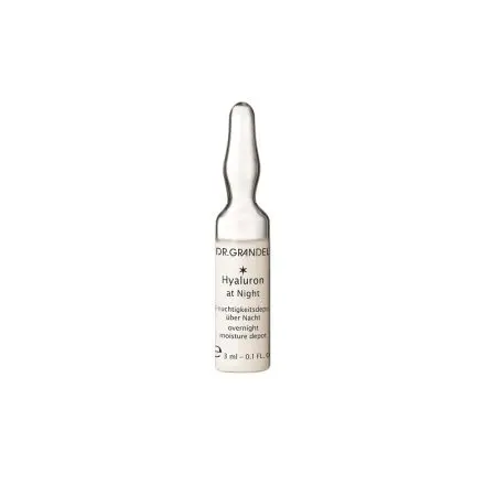 Fiola cu Acid Hialuronic pentru noapte Hyaluron At Night, 3ml, Dr.Grandel
