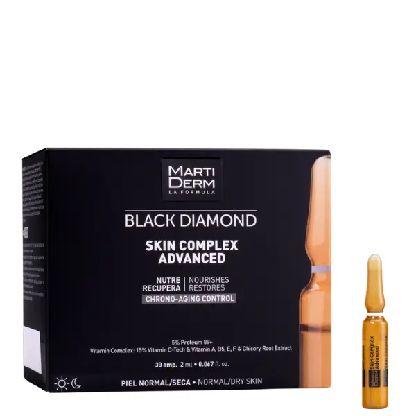 Fiole anti-age cu vitamina C Skin Complex, Black Diamond, Martiderm | 30 fiole