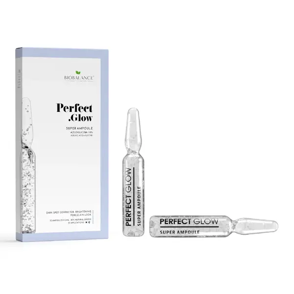 Fiole concentrate cu azeloglicina 10% Super Ampoule Perfect Glow, 10*2 ml, Bio Balance