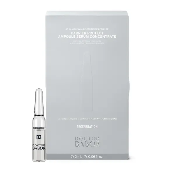 Fiole regenerare ten Doctor Babor Barrier Protect B3 Niacinamida 7 x 2ml