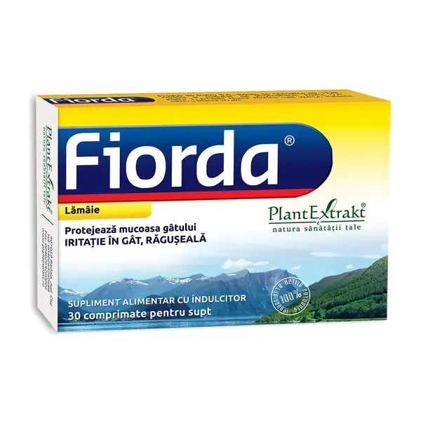 Fiorda cu aroma de lamaie 30 comprimate