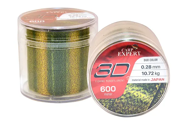 FIR CARP EXPERT 3D 600M/SPOOL CAMOUFLAGE 0.20MM