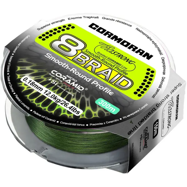 Fir Corastrong 8Braid Verde 035mm/37,5Kg/300M