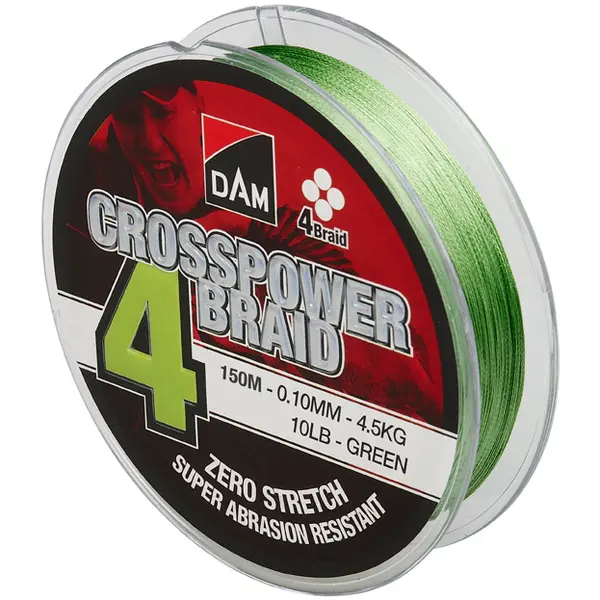Fir Crosspower 4-Braid Green 0.15mm 8.1kg 150m