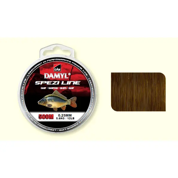 Fir Damyl Spezi Line Carp Olive Green 0.25mm 5.6kg 500m