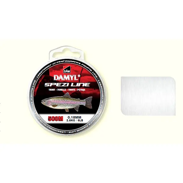 Fir Damyl Spezi Line Trout Clear 0.20mm 3.2kg 500m