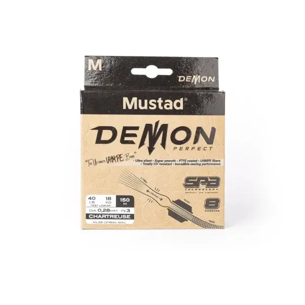 Fir Demon Perfect Braid 8 Chartreuse 0.12mm 5.4kg 150m