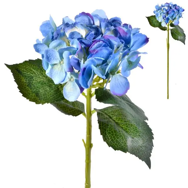 Fir hortensie decorativ artificial,plastic,indigo,58 cm