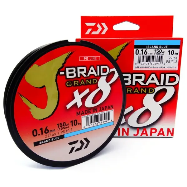 Fir J-Braid Grand X8 Blue 0.13mm 8.5kg 135m