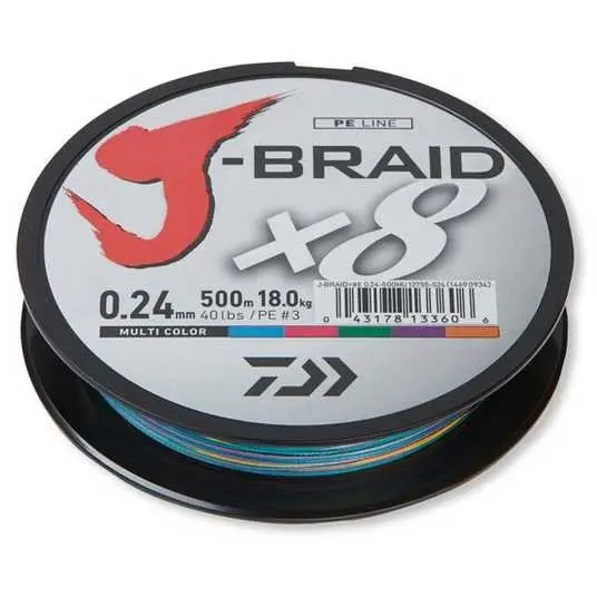 Fir J-Braid X8 Multicolor 0.16mm 9kg 150m