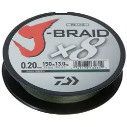 Fir J-Braid X8 Verde 0.28mm 26.5Kg 300M