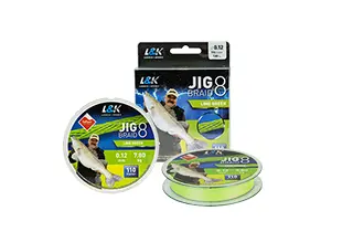 FIR L&K JIG BRAID 0,12MM 110M LIME GREEN