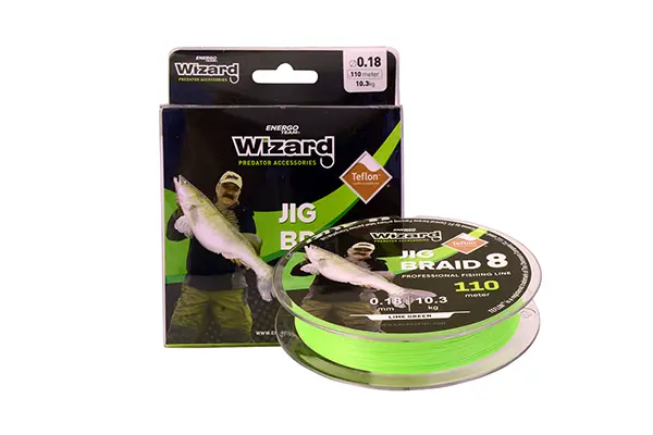 FIR L&K JIG BRAID 0,15MM 110M LIME GREEN
