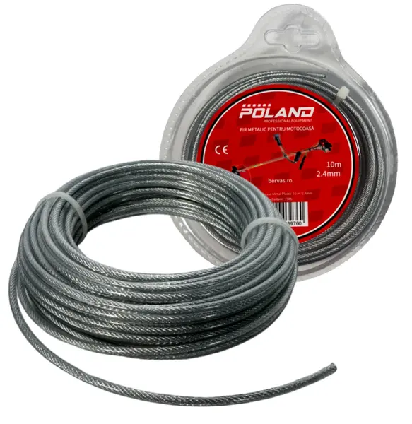 Fir Motocoasa Metal Plastic 10 m/2.7mm