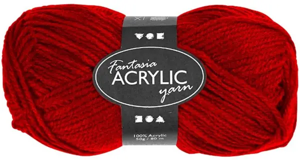 Fir pentru decor Creativ Company - rosu, 50 g