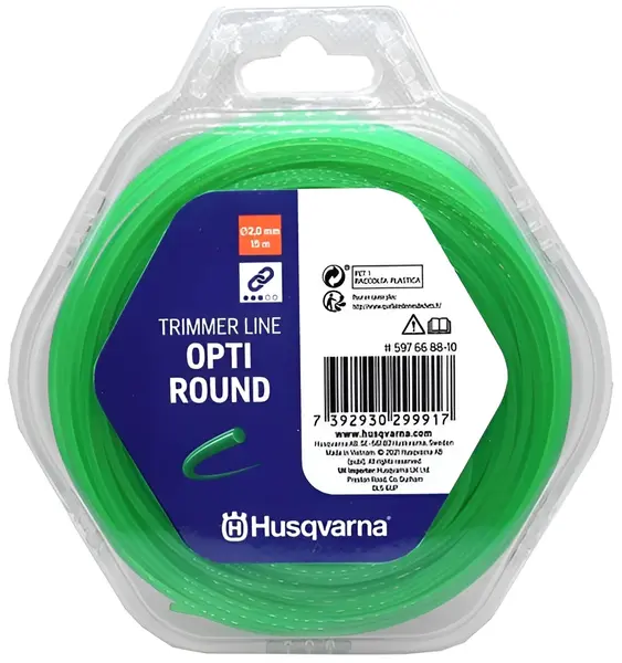 Fir rotund de tunsHusqvarna - Opti Round, 2.0 mm, 15 m