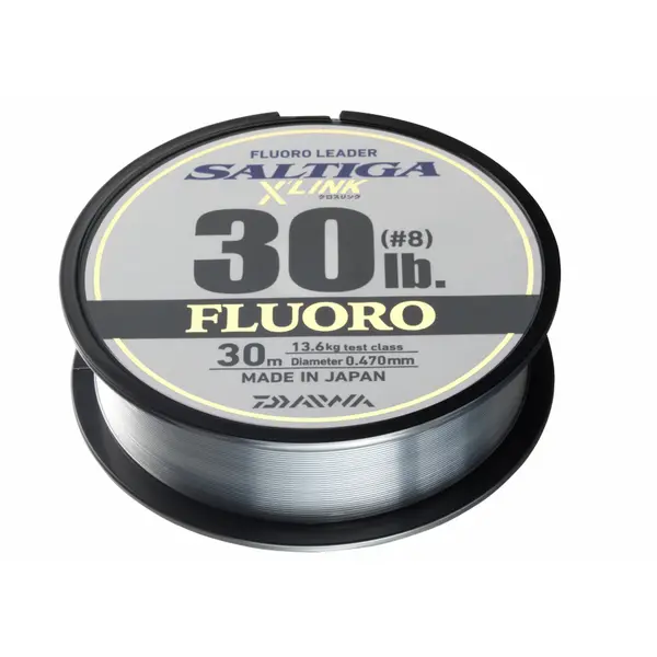 Fir Saltiga X'Link Fluorocarbon 0.43mm 25lbs 30m