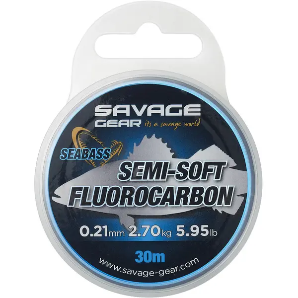 Fir Semi Soft Fluorocarbon Seabass 0.35mm 6.72Kg 30M