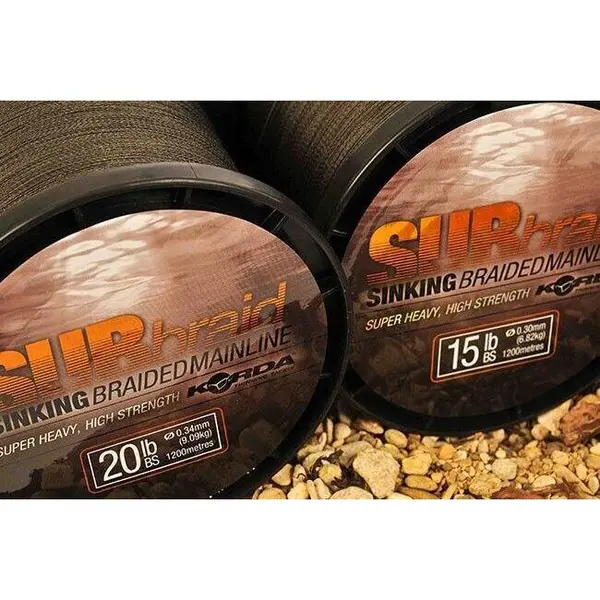 Fir Sub Braid Sinking Mainline 15Lbs 450m