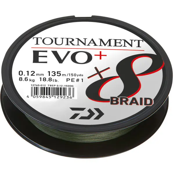 Fir Tournament 8X Braid Evo+ 0.16mm 12.2KG 135m