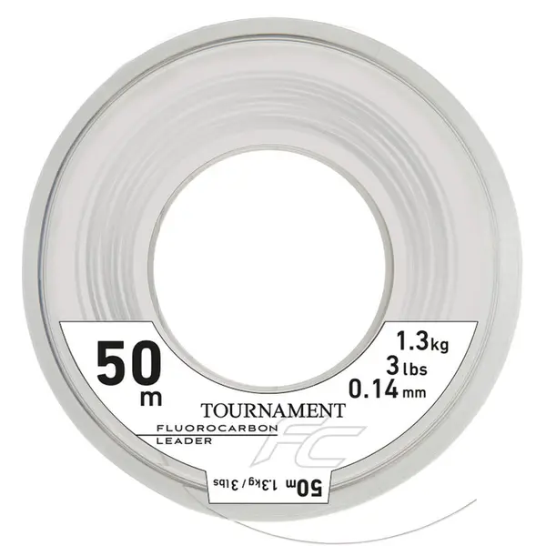 Fir Tournament FC Fluorocarbon Leader 0.35mm 8.1kg 50m