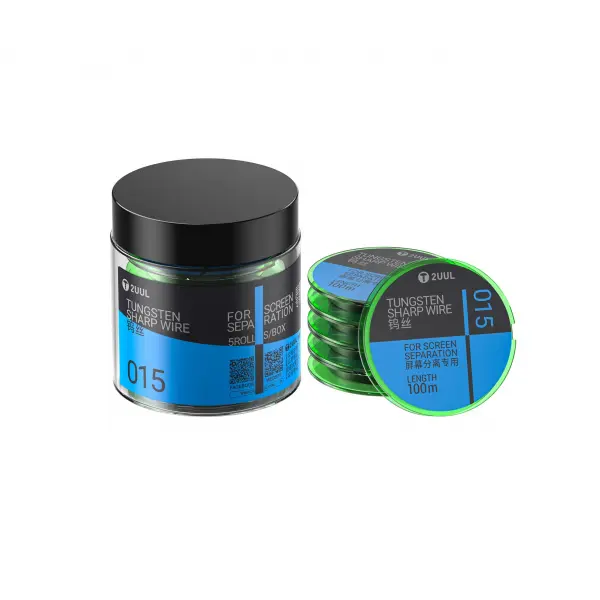 Fir Tungsten 2UUL WS-015, 0.015mm, 100m, Set 5 bucati