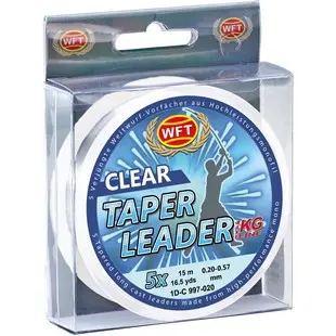 FIR WFT TAPER LEADER 0,20-0,57 CLEAR 5X15M