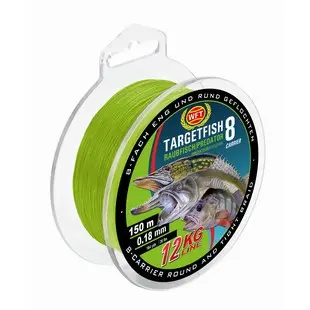 Fir WFT TF8 Rapitori Fluo Galben 7kg 0,10mm 150m