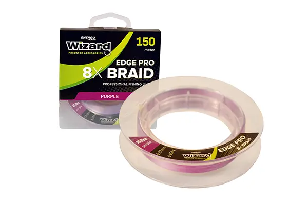 FIR WIZARD EDGE PRO VIOLET 8X 0.16MM BRAID 150M 14,82KG