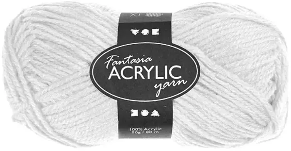 Fire pentru decor Creativ Company - alb, 50 g