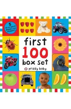 First 100 PB Box Set (5 Books): First 100 Words; First 100 Animals; First 100 Trucks and Things That Go; First 100 Numbers; First 100 Colors, Abc, Num - Roger Priddy