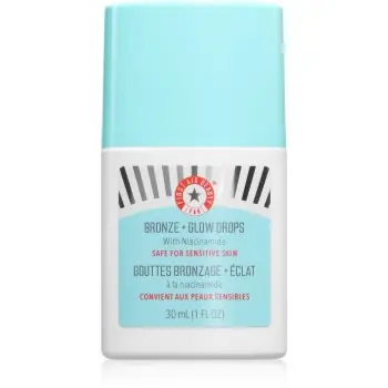 First Aid Beauty Bronze + Glow Drops ser hidratant pentru bronzat pentru uniformizarea culorii pielii