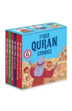 First Quran Stories (6 Books Box Set): An Illustrated Board Book Boxset Consisting Islam Story Books for Kids Values of Islam and the Holy Quran Ages - Penguin Books