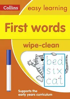 First Words: Wipe-Clean Activity Book, Paperback/HarperCollins UK