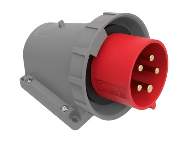 fisa industriala bemis bc1-3505-7236, 3p+n+e, 32a, 380v, aparenta, unghi 90°, ip67