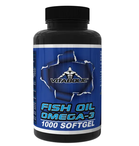 Fish Oil Omega 3 1000mg Softgel, 120 capsule, Vitabolic