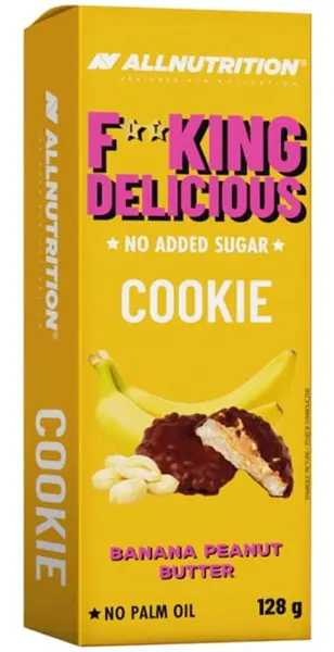 Fitking Delicious Cookie, banan și unt de arahide, 128 g, AllNutrition