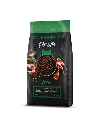 FITMIN Cat For Life Adult Lamb 8 kg hrana pisici, cu miel